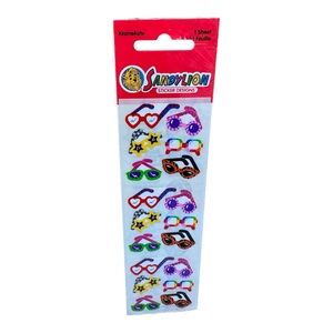 Vintage Sandylion Kromekote Stickers Sunglasses Brights Rare HTF sealed